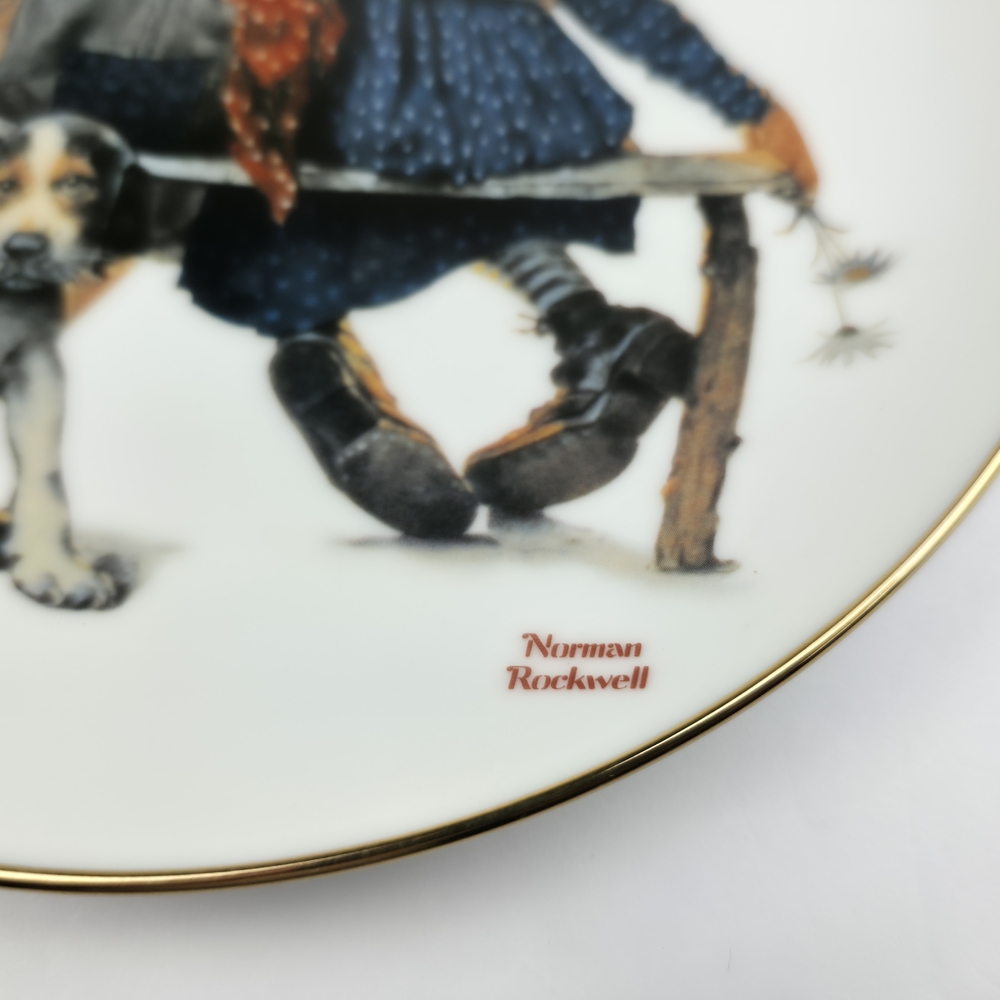 Norman Rockwell Collector's Plate - Picture 4 of 5